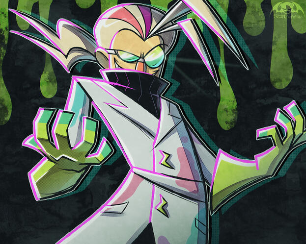 Dr. Slime-Confetti - Original Character Illustration
